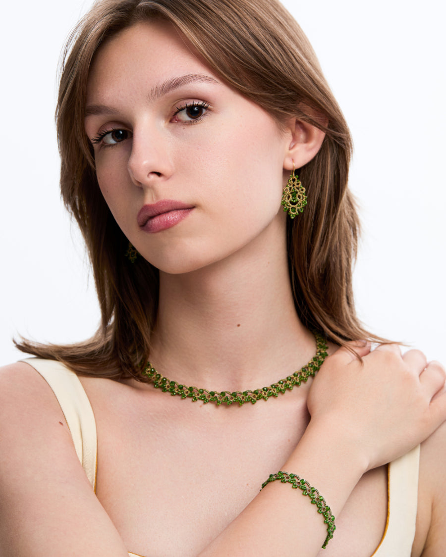REGATA CHROME DIOPSIDE NECKLACE