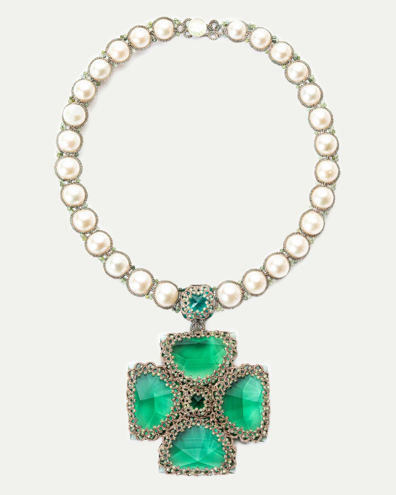CASSIOPEIA GREEN TOURMALINE NECKLACE