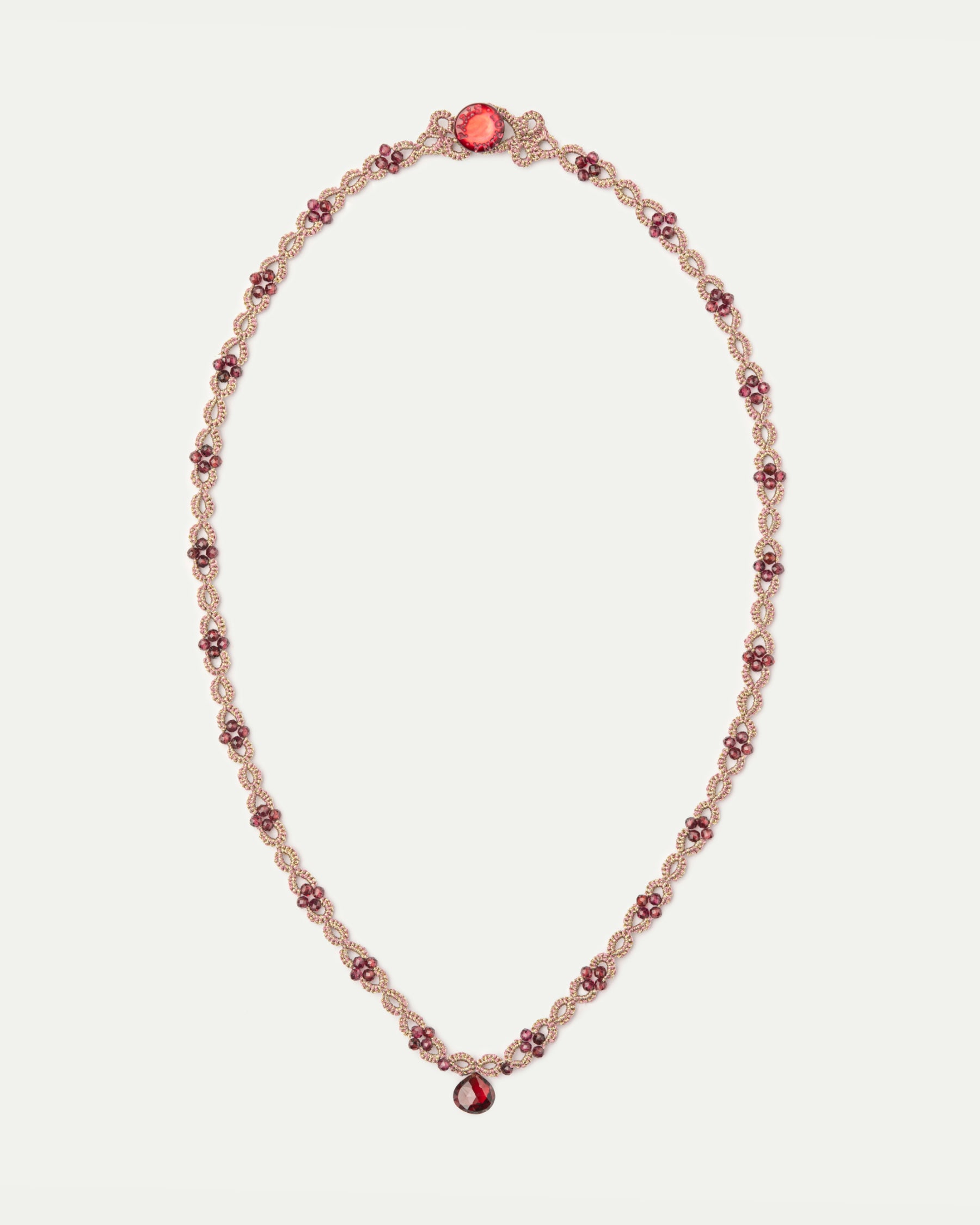 PRATO GARNET NECKLACE - LORINA BALTEANU