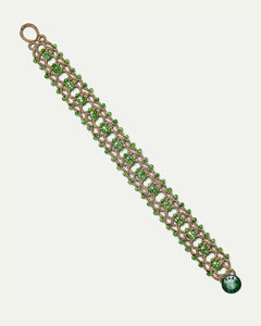 TRIADA CHROME DIOPSIDE BRACELET - LORINA BALTEANU