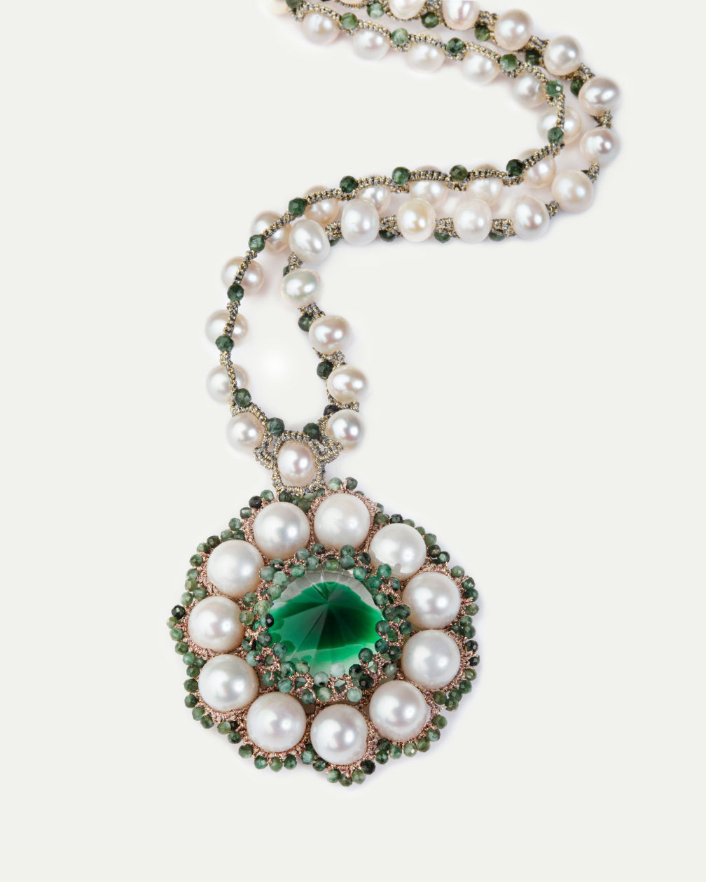 SOLANA SERAPHINITE PENDANT - LORINA BALTEANU