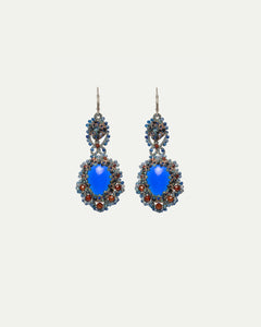 TITANIC BLUE TOURMALINE EARRINGS - LORINA BALTEANU